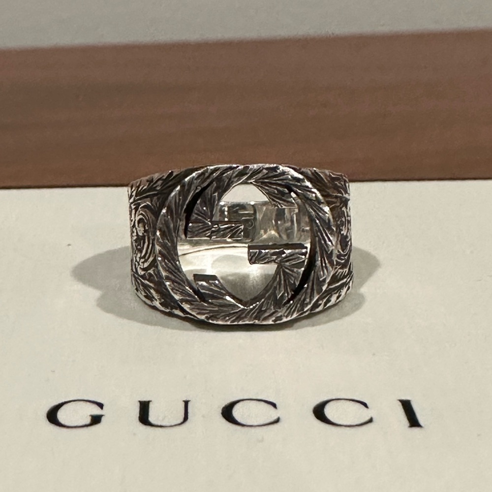 Gucci Interlocking G ring - size 6 1/2